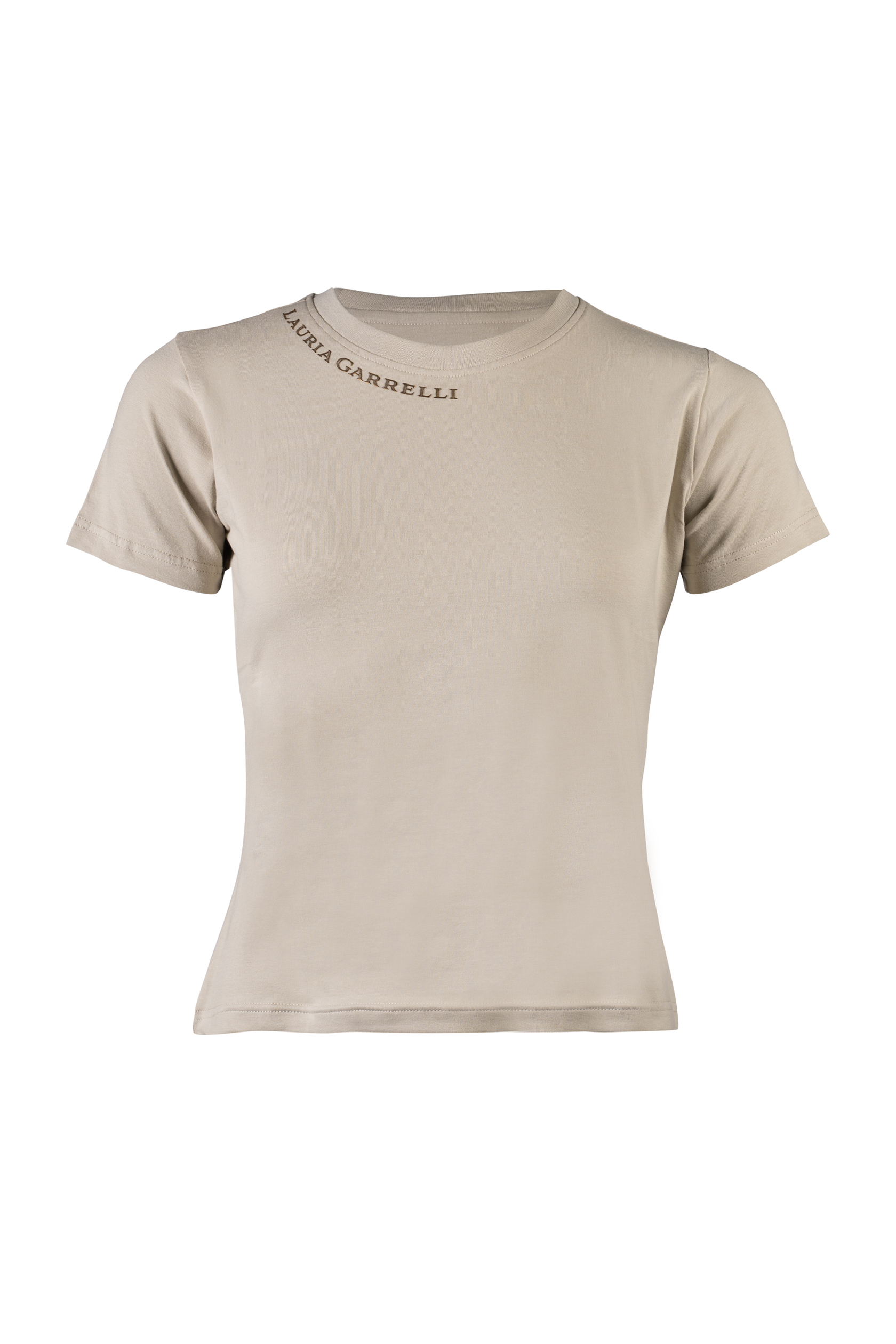 Tričko -Limone- šedá/béžová