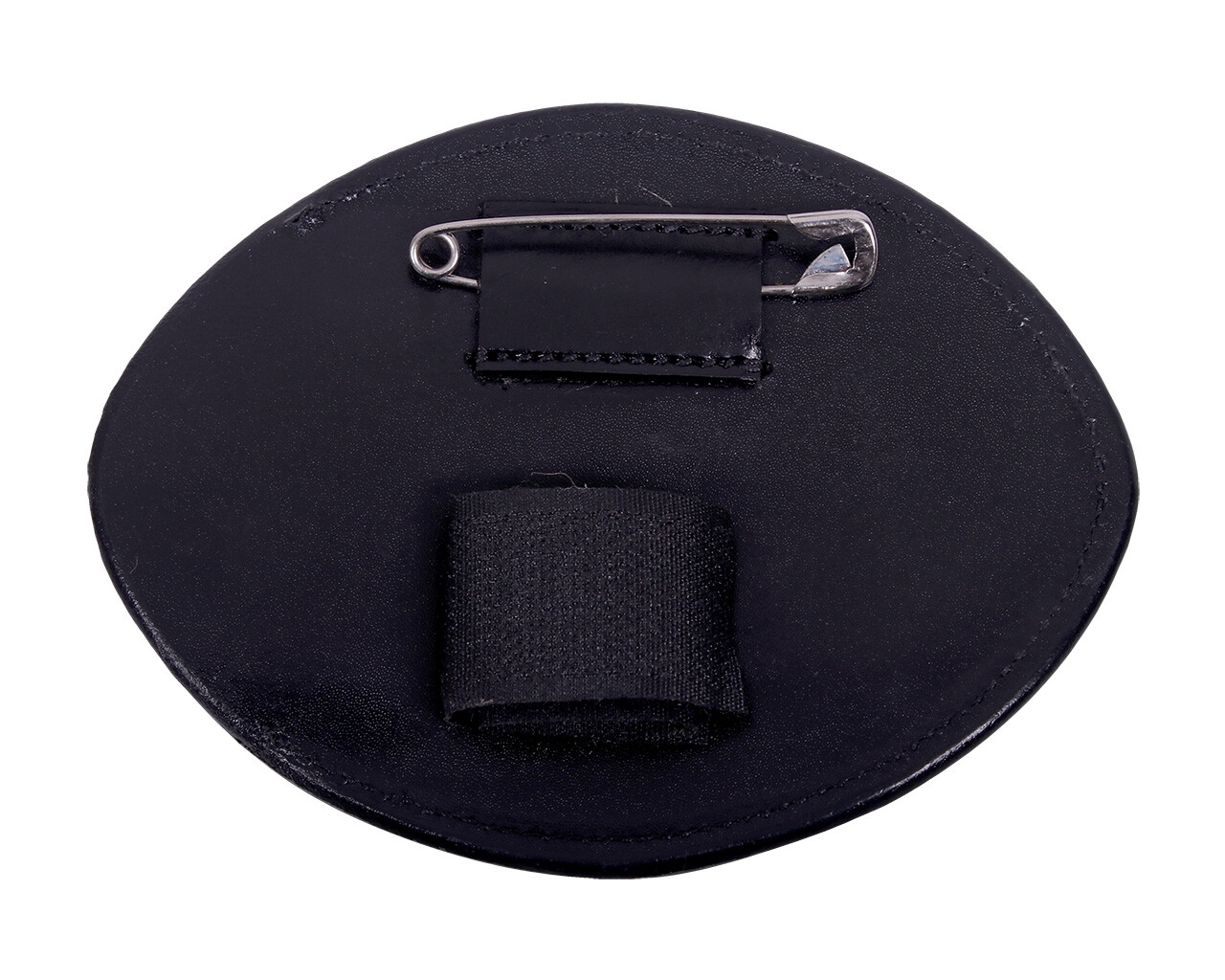 Pouzdro na číslo QHP Modeste Oval (balení 2 kusů), černá