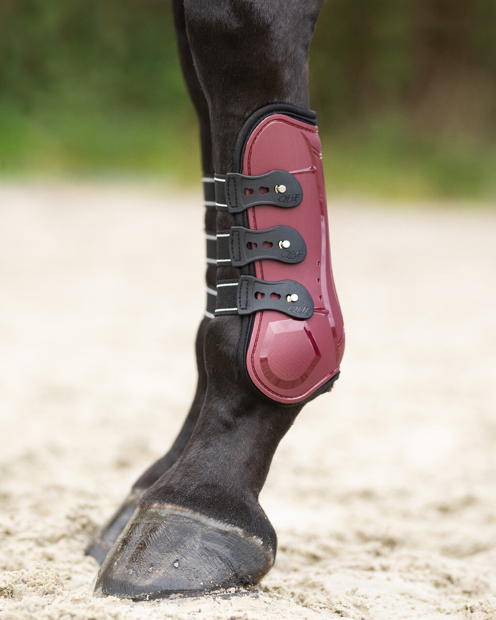 Přední kamaše QHP Champion, vínová