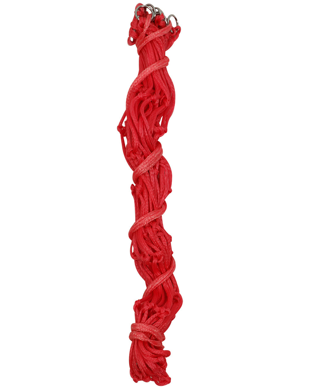 Síť na seno QHP - oka 8x8 cm, červená