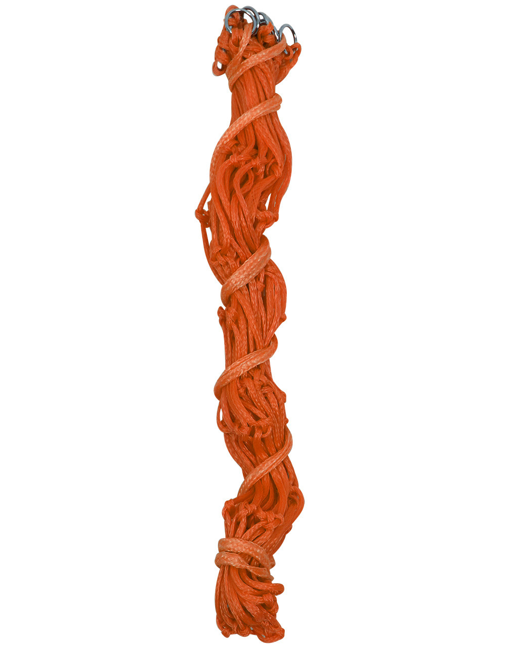 Síť na seno QHP - oka 8x8 cm, oranžová