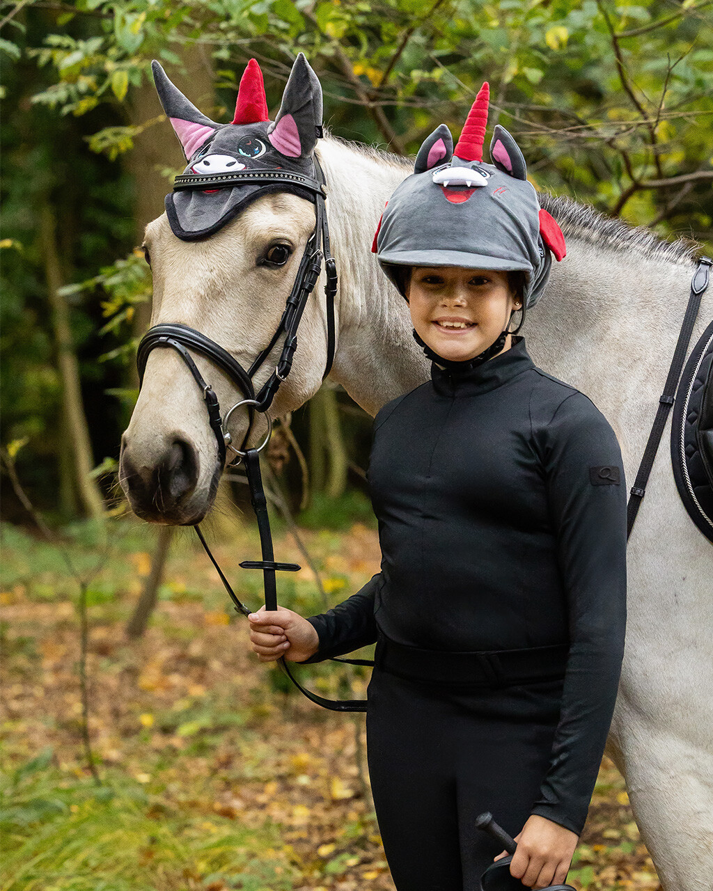 Síťka na uši Halloween Vampicorn