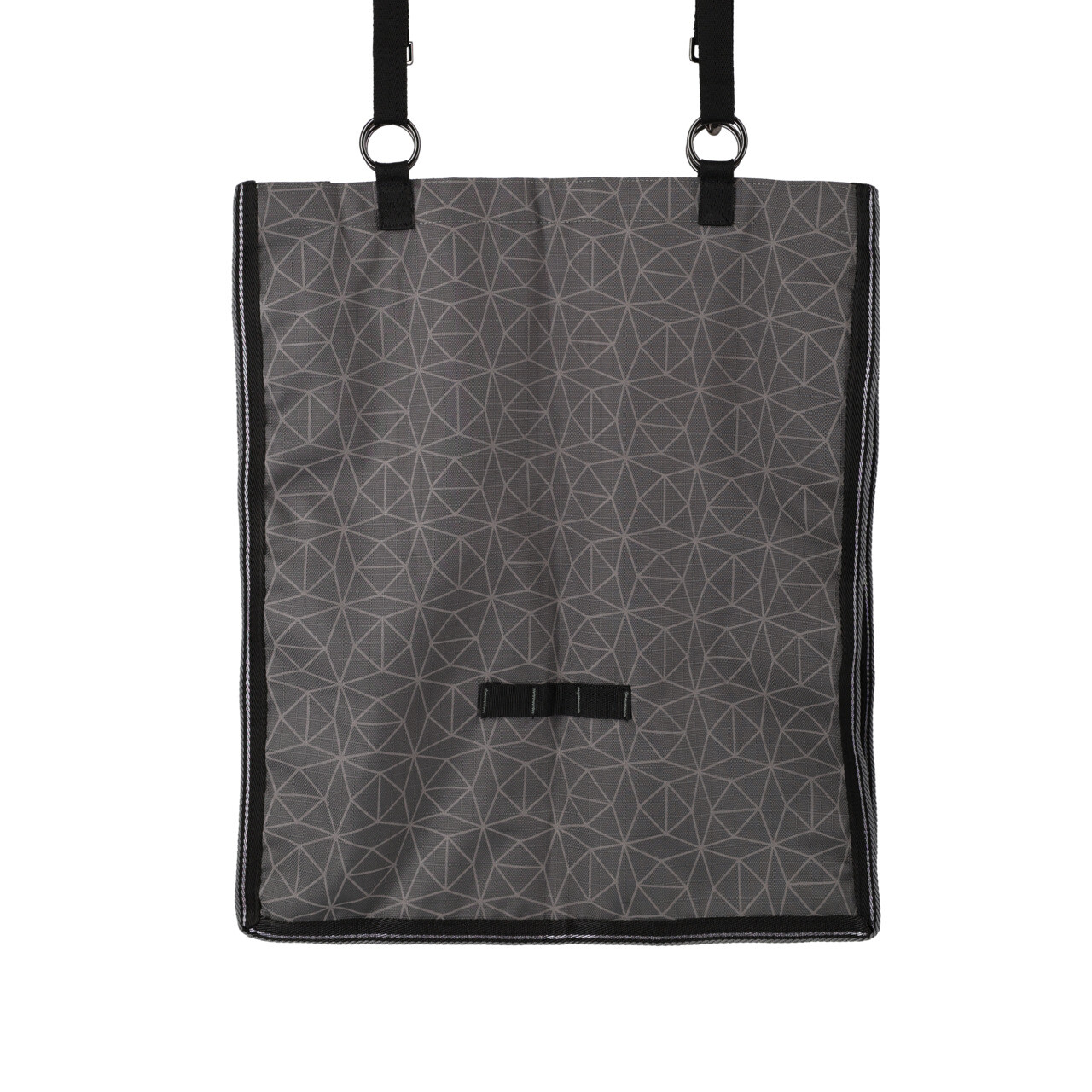 Taška na seno QHP Slowfeeder - oka 4x4 cm - kolekce 2024/2025, šedá 