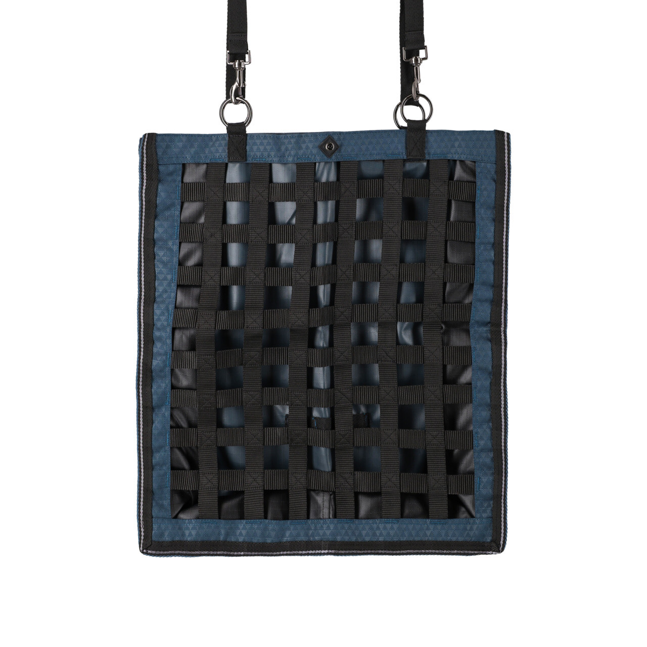 Taška na seno QHP Slowfeeder - oka 4x4 cm - kolekce 2024/2025, petrolejová