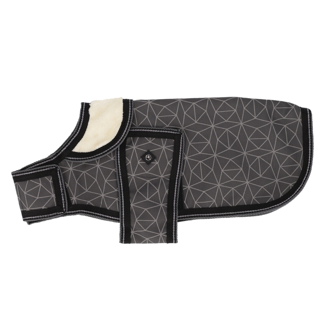 Psí deka z kolekce Turnout, šedá, reflexní