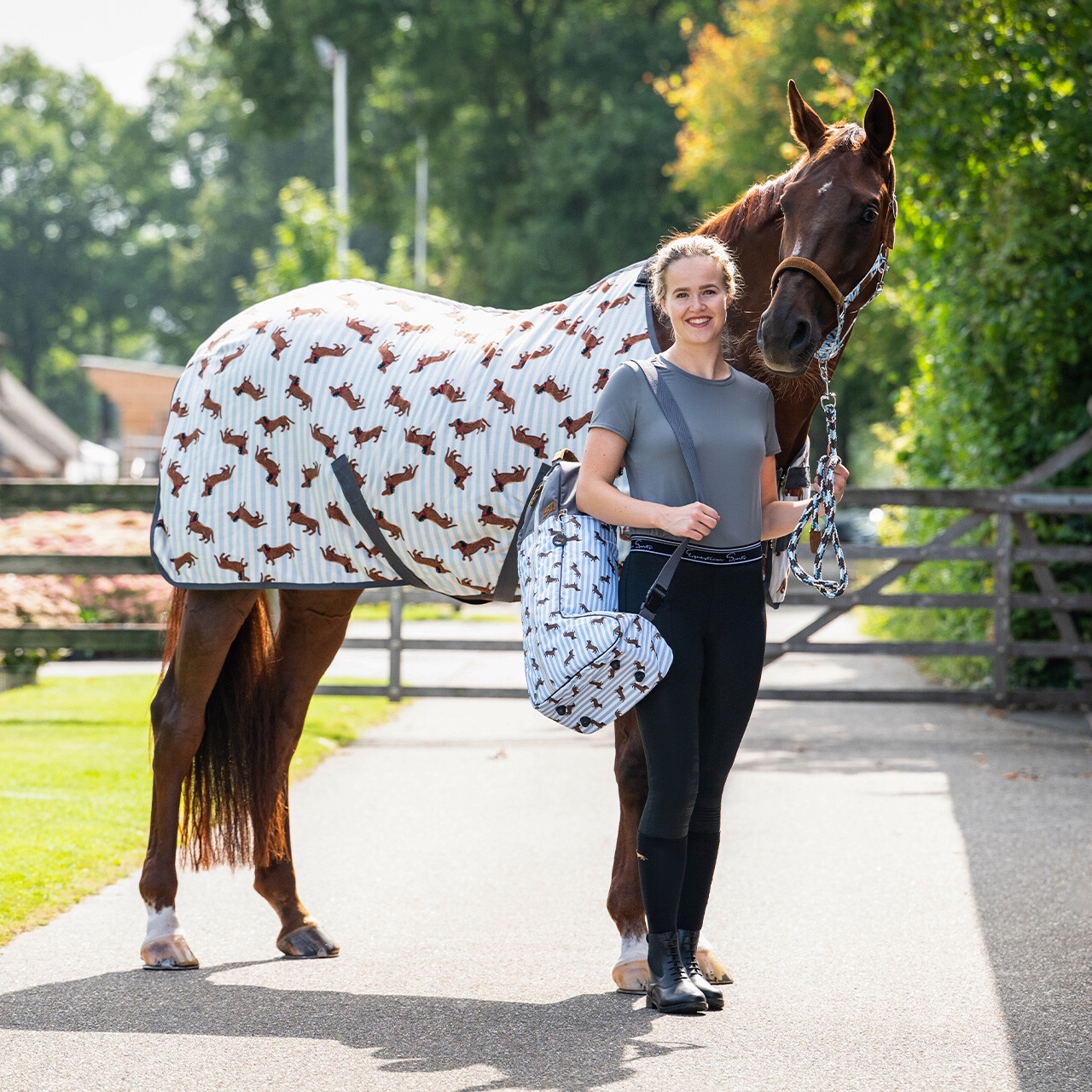 Fleecová deka Stable buddy jezevčík