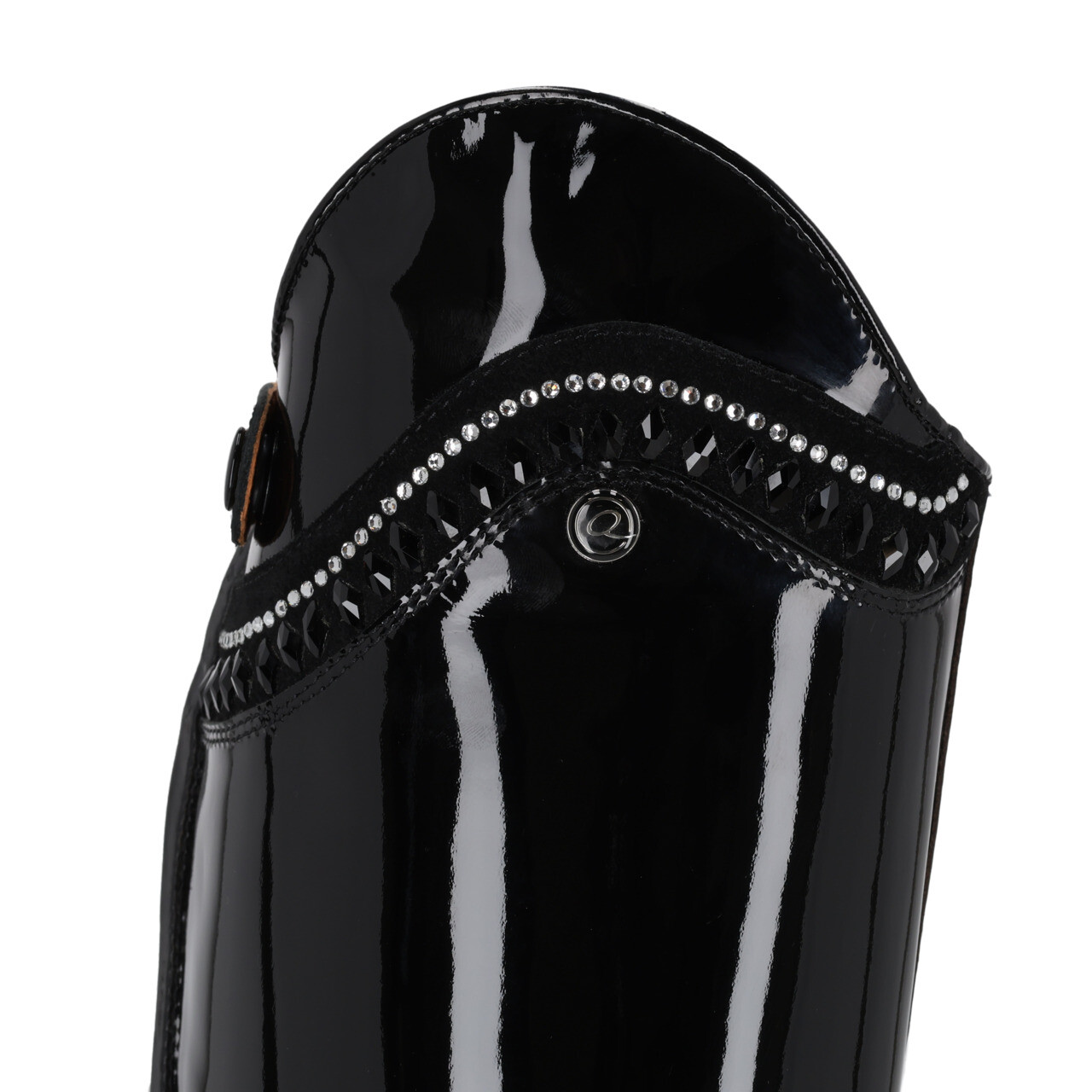 Jezdecká bota Lamira pro dospělé, široká, černá