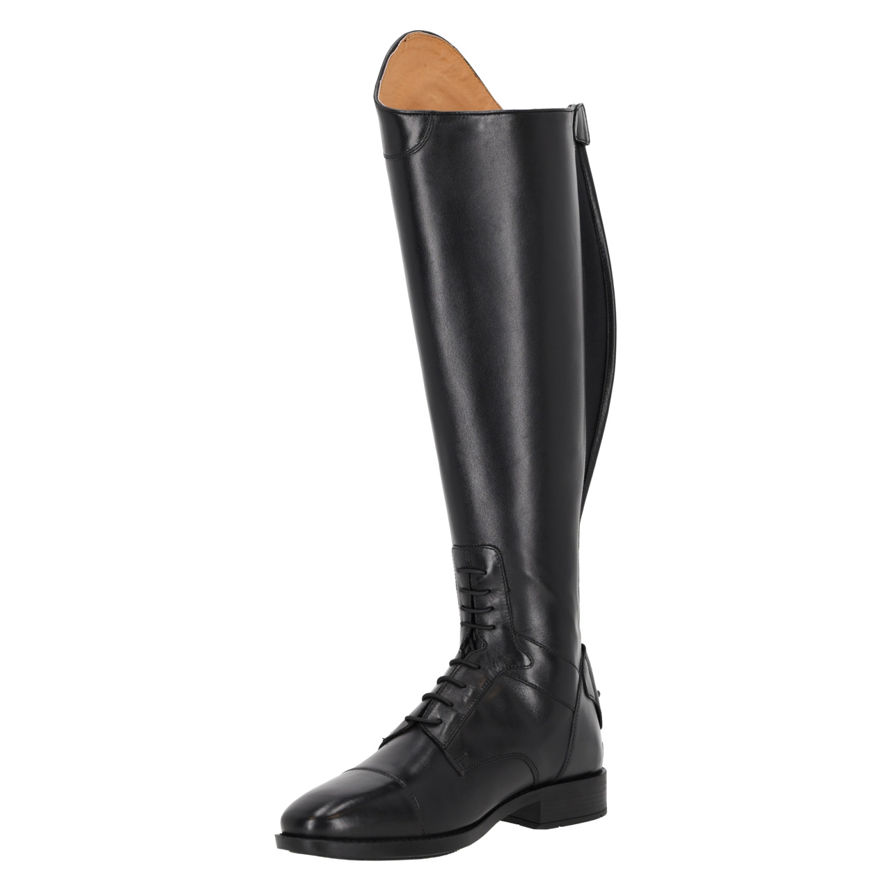 Jezdecká bota Elyria pro dospělé, extra široká, černá