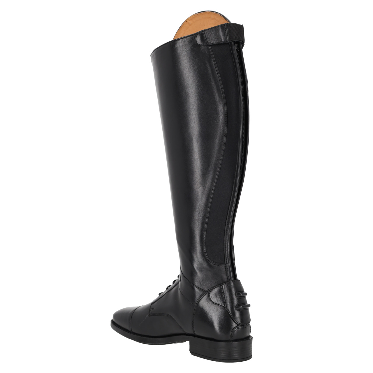 Jezdecká bota Elyria pro dospělé, extra široká, černá