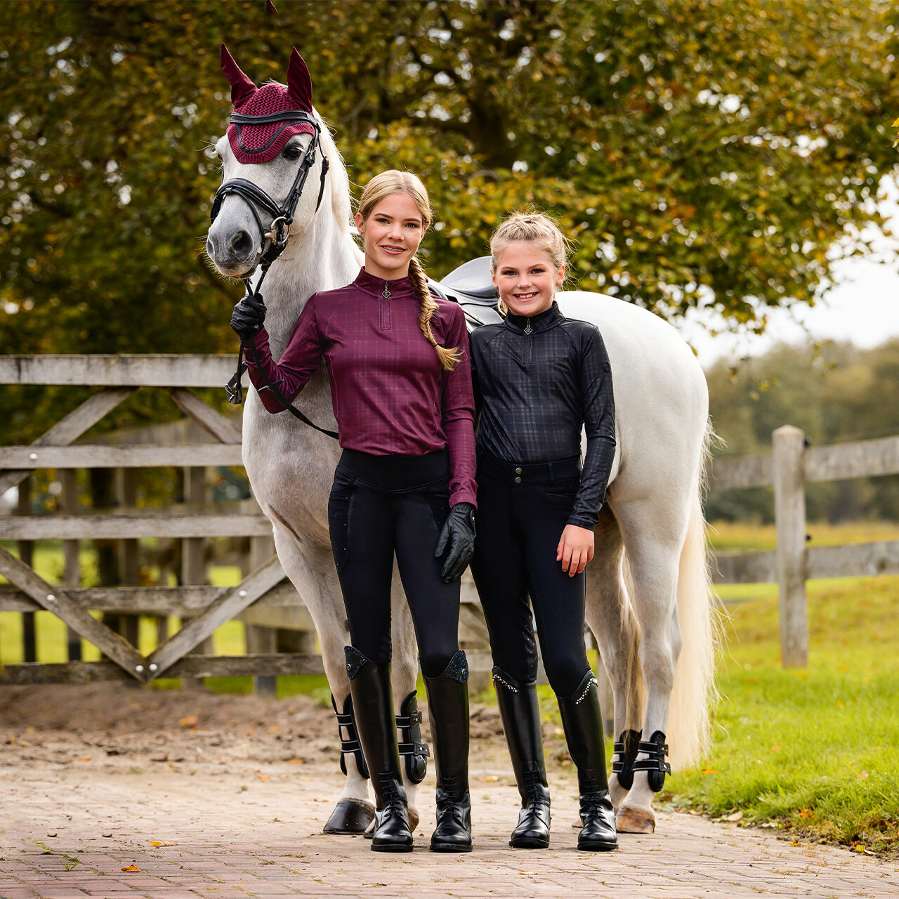 Sportovní košile Zahra Junior, vínově červená