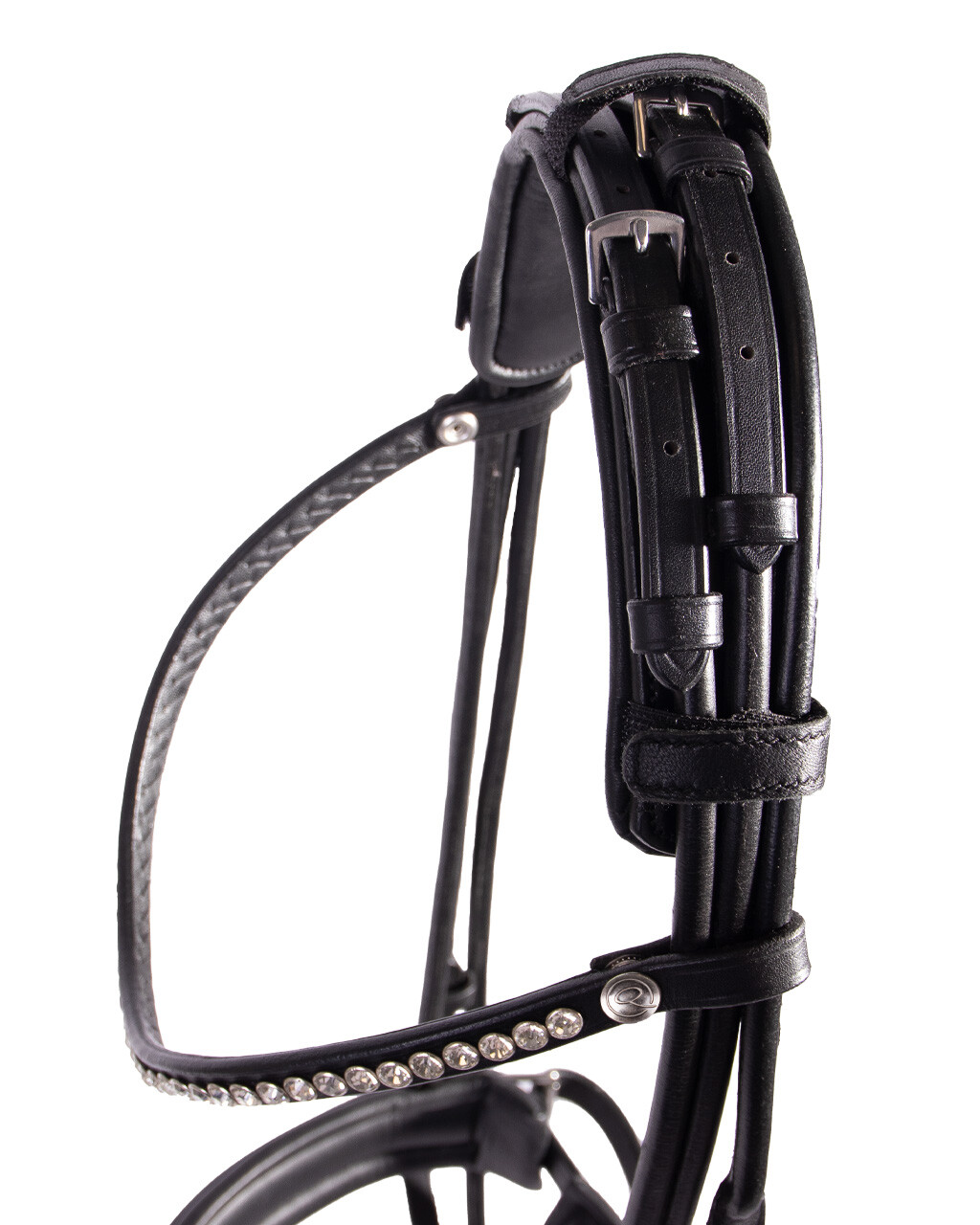 Uzda Cyrelle černá pro koně středního typu