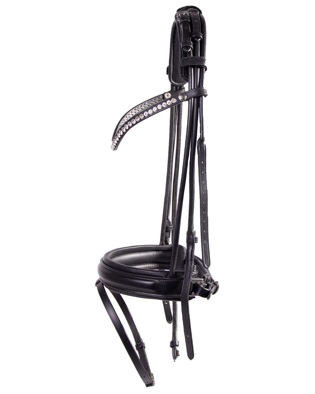 Uzda Cyrelle černá pro koně středního typu