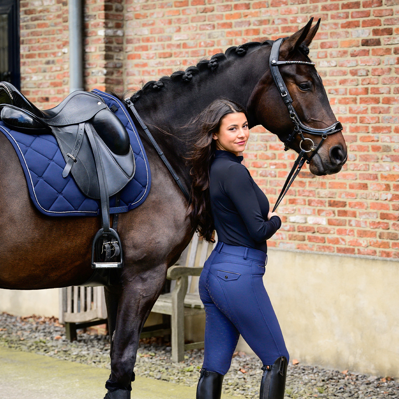 Podsedlová dečka PerformNow námořnická modrá