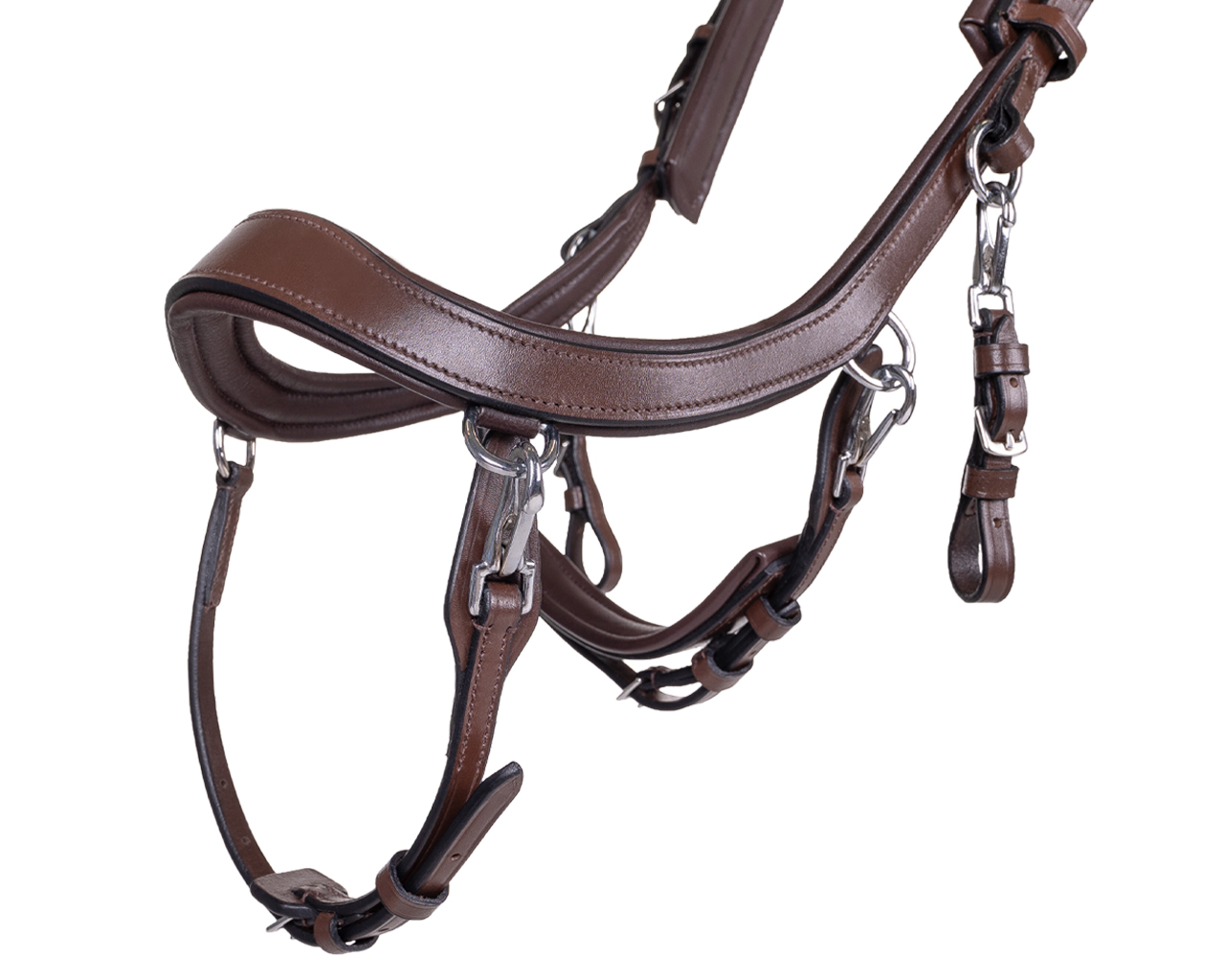 Uzdečka FaySport - hnědá