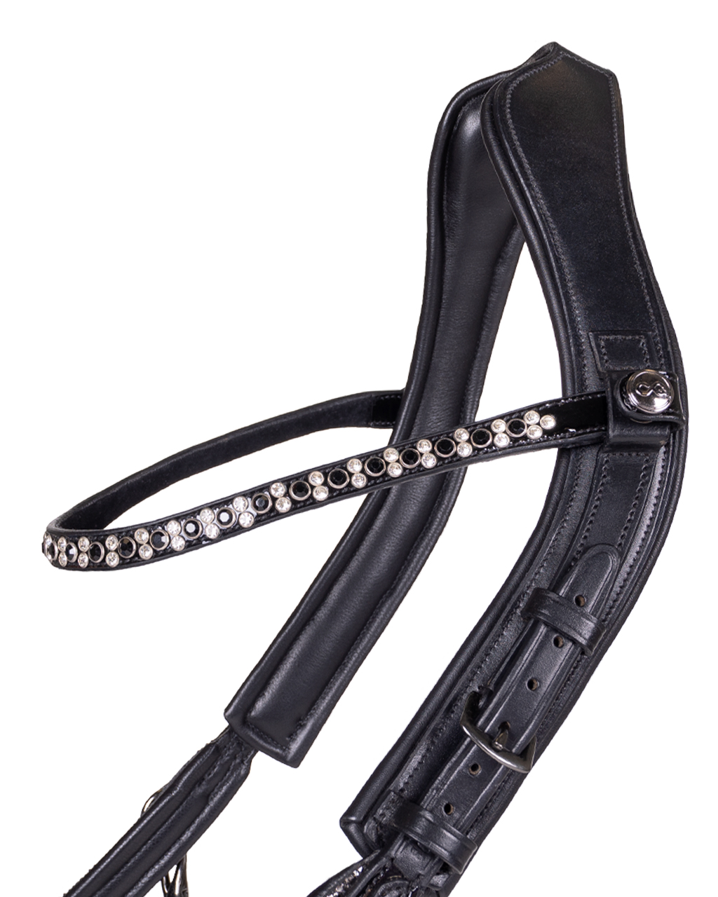 Uzdečka FaySport Glitter, černá