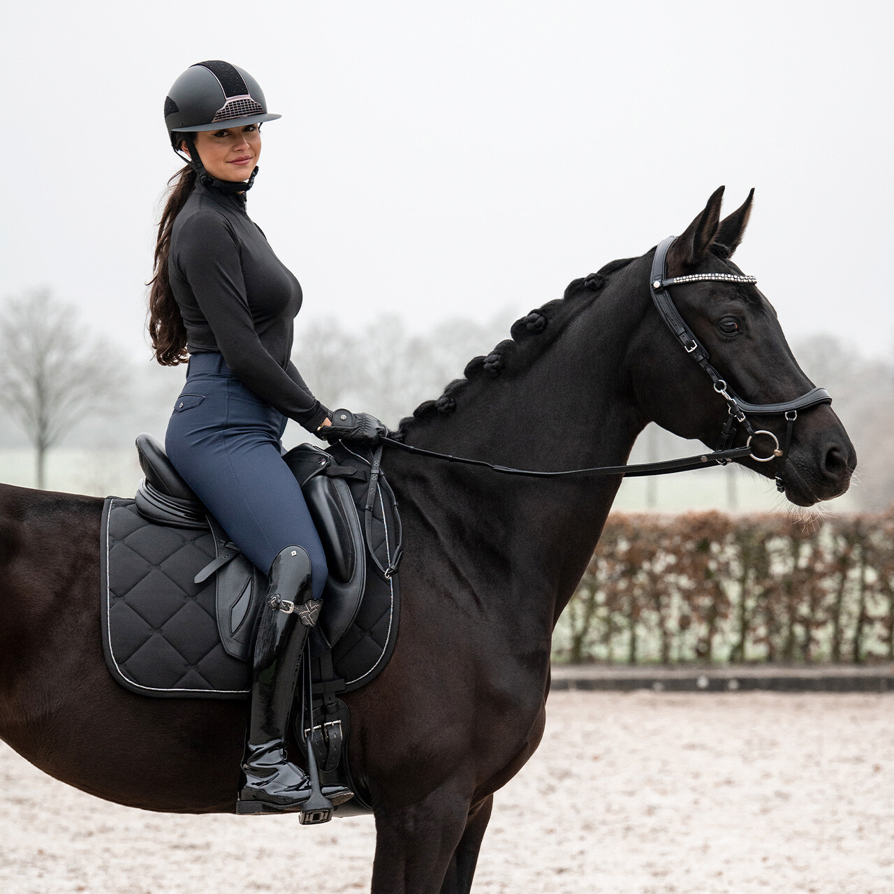 Uzdečka FaySport Shine - černá