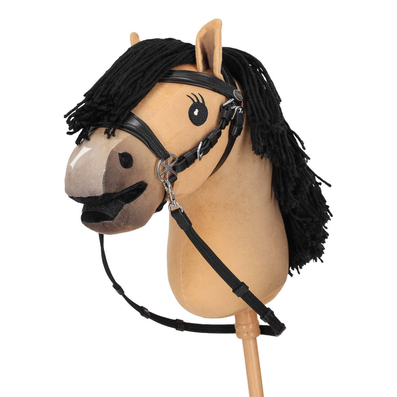 Bezudidlová uzdečka Nalanta Hobby horse černá