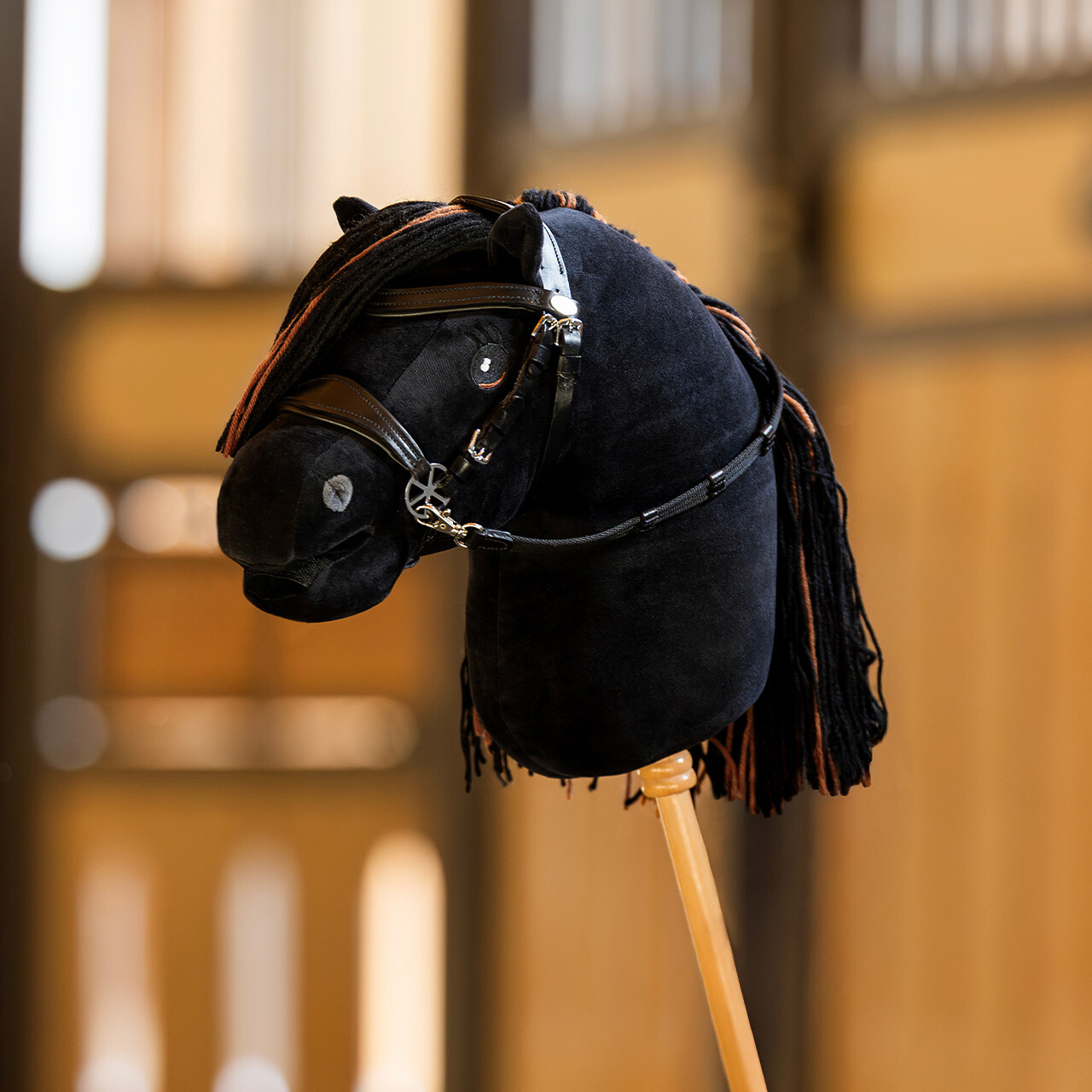 Bezudidlová uzdečka Nalanta Hobby horse černá