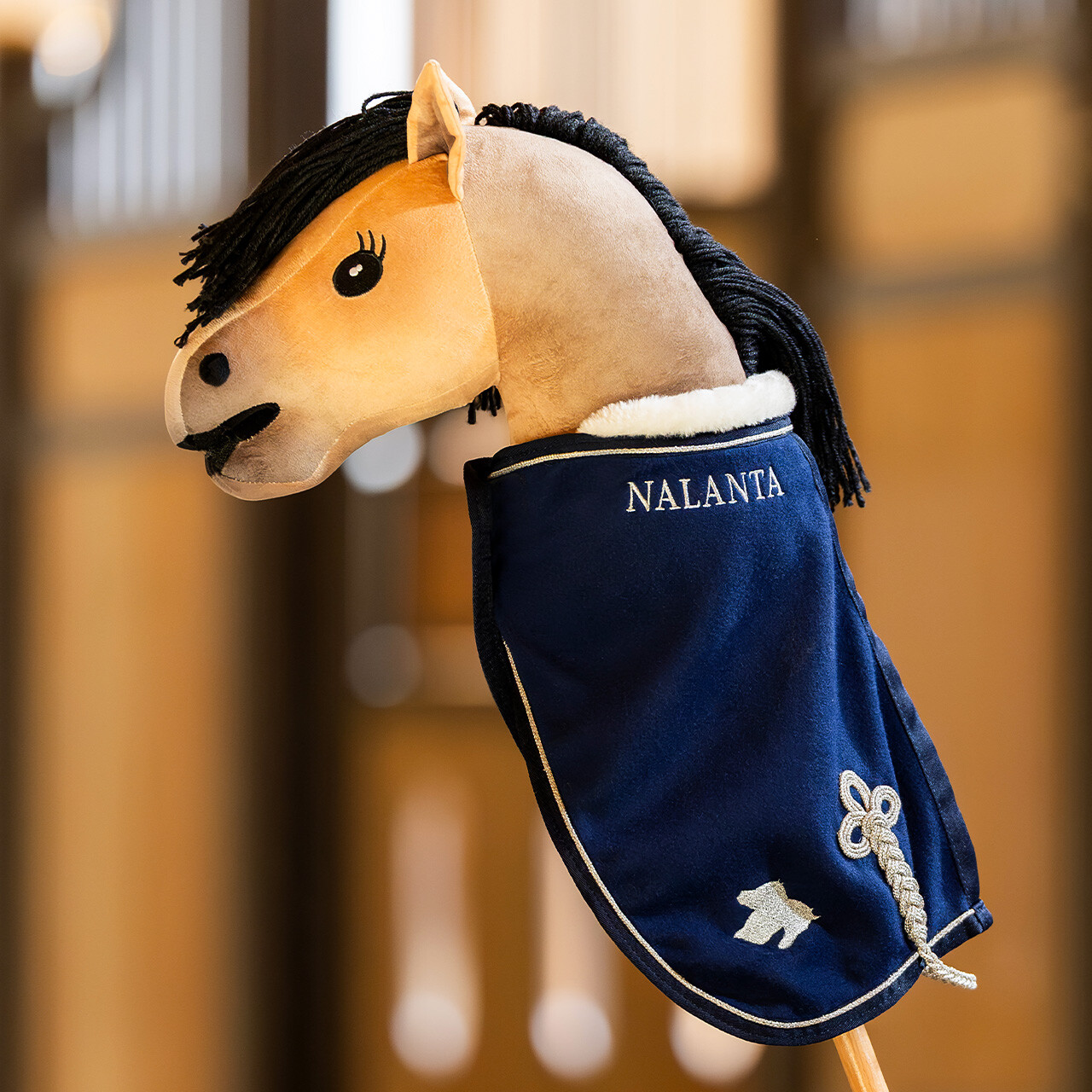 fleecová deka Nalanta Hobby horse, námořnická modrá