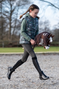 Podkolenky jezdecké Hobby Horsing HKM, černé