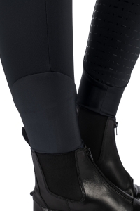 Jezdecké kalhoty -Comfort- Style s celoplošným silikonovým potiskem, černé