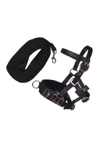 Lonžovací sada -Hobby Horsing- černá