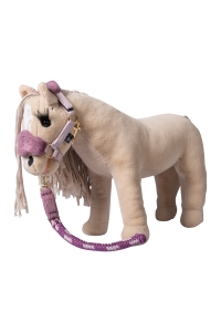 Ohlávka s vodítkem -Cuddle Horse- světle růžová