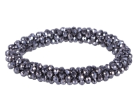 Gumička do vlasů Shine Silver