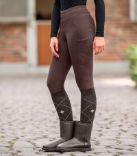 Jezdecké legíny Rica, dámské, zateplené teddy fleecem