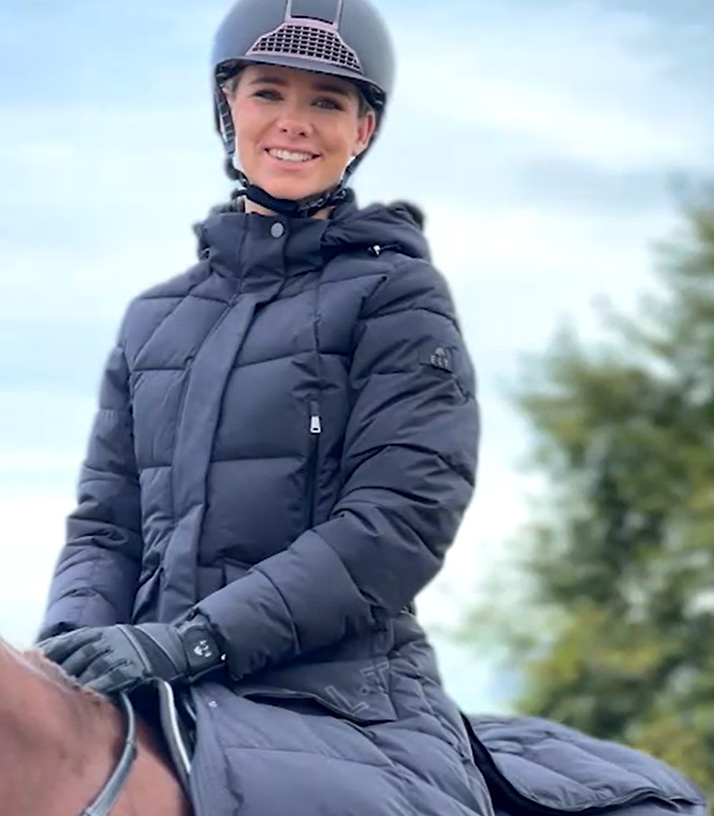 Jezdecký kabát Saphira Advenced - černý